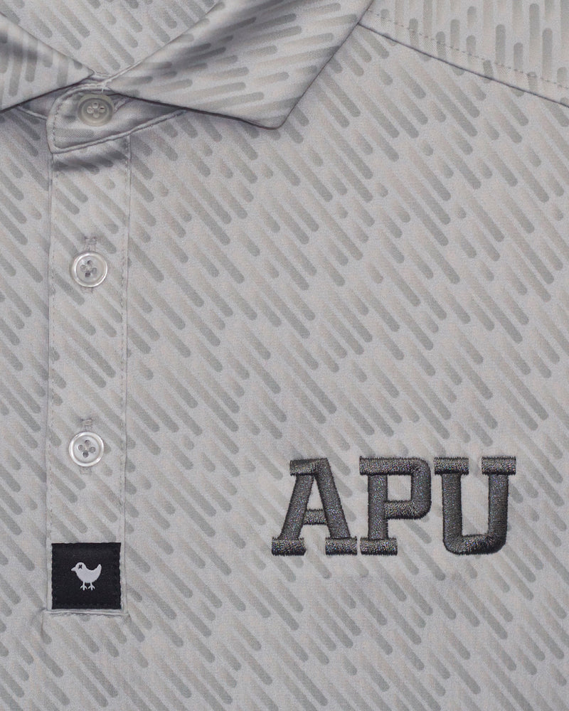 Bad Birdie Cosmic Chaos Grey Polo