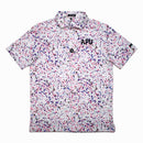 Bad Birdie Paint Splatter Polo