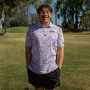 Bad Birdie Paint Splatter Polo