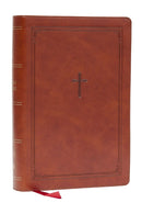 KJV Giant Print End-of-Verse Reference Bible (Brown Leathersoft)