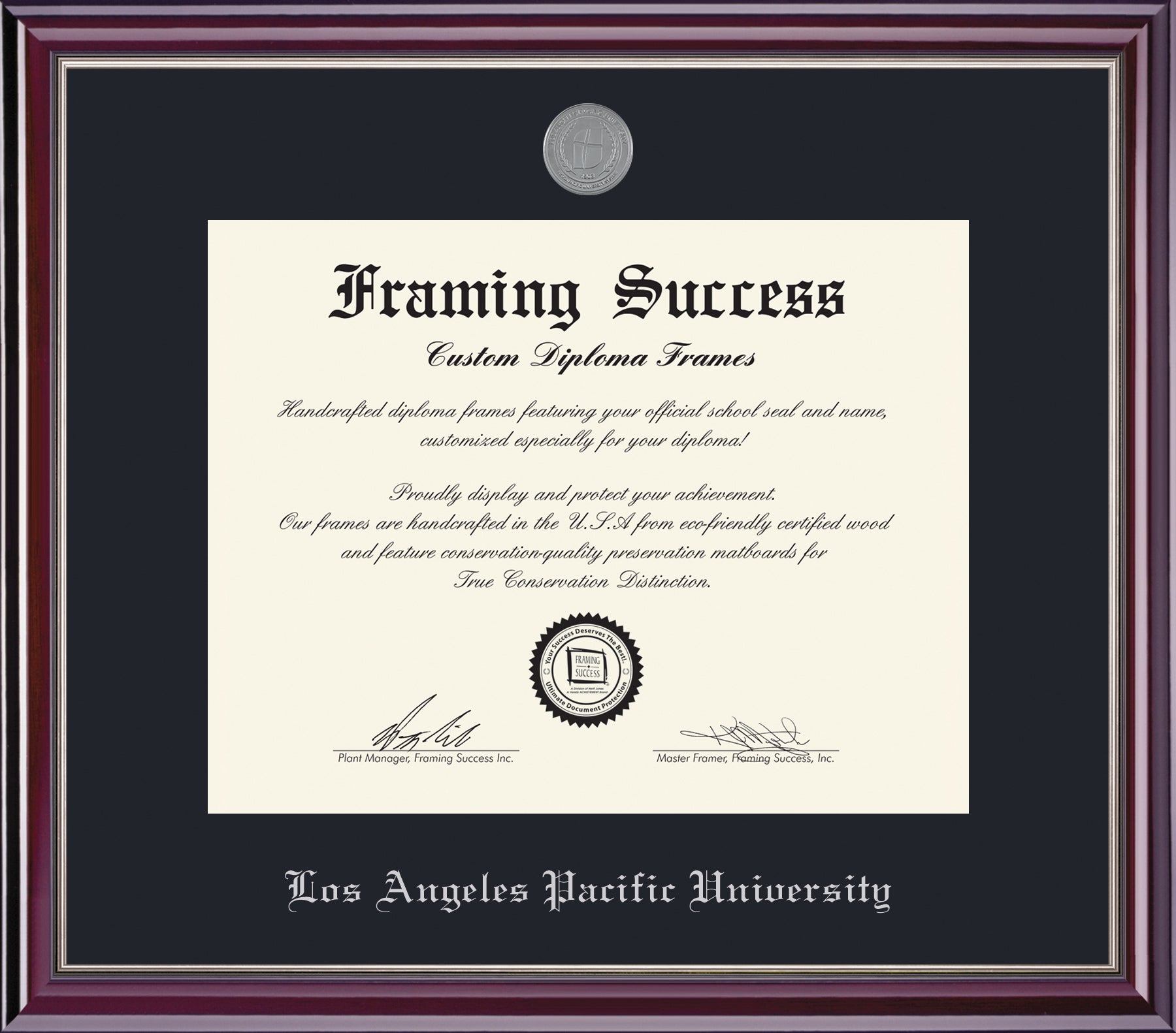 Diploma LAPU Frame Jefferson