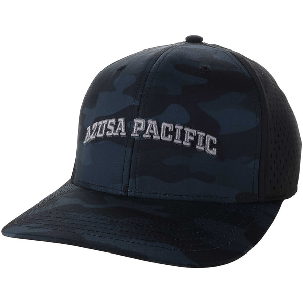Azusa Pacific Black Camo Rempa Velcro Back Hat