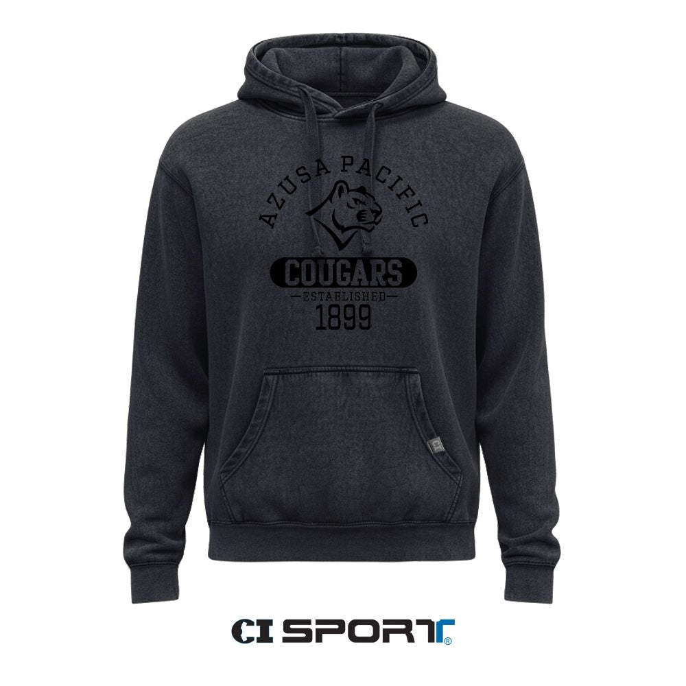 Azusa Pacific Cougars 1899 Acid Wash Hood