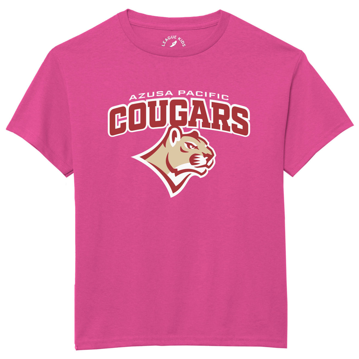 Pink Youth Cougar T-Shirt