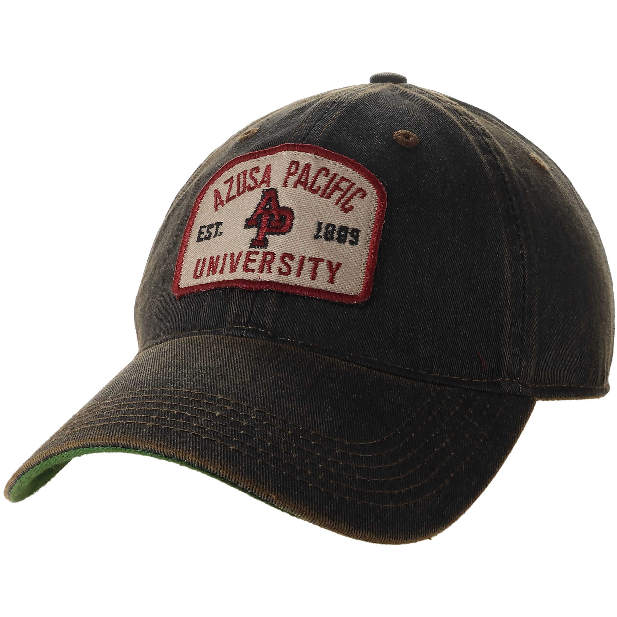 Old Favorite Cap Black Azusa Pacific Ext 1899 Patch