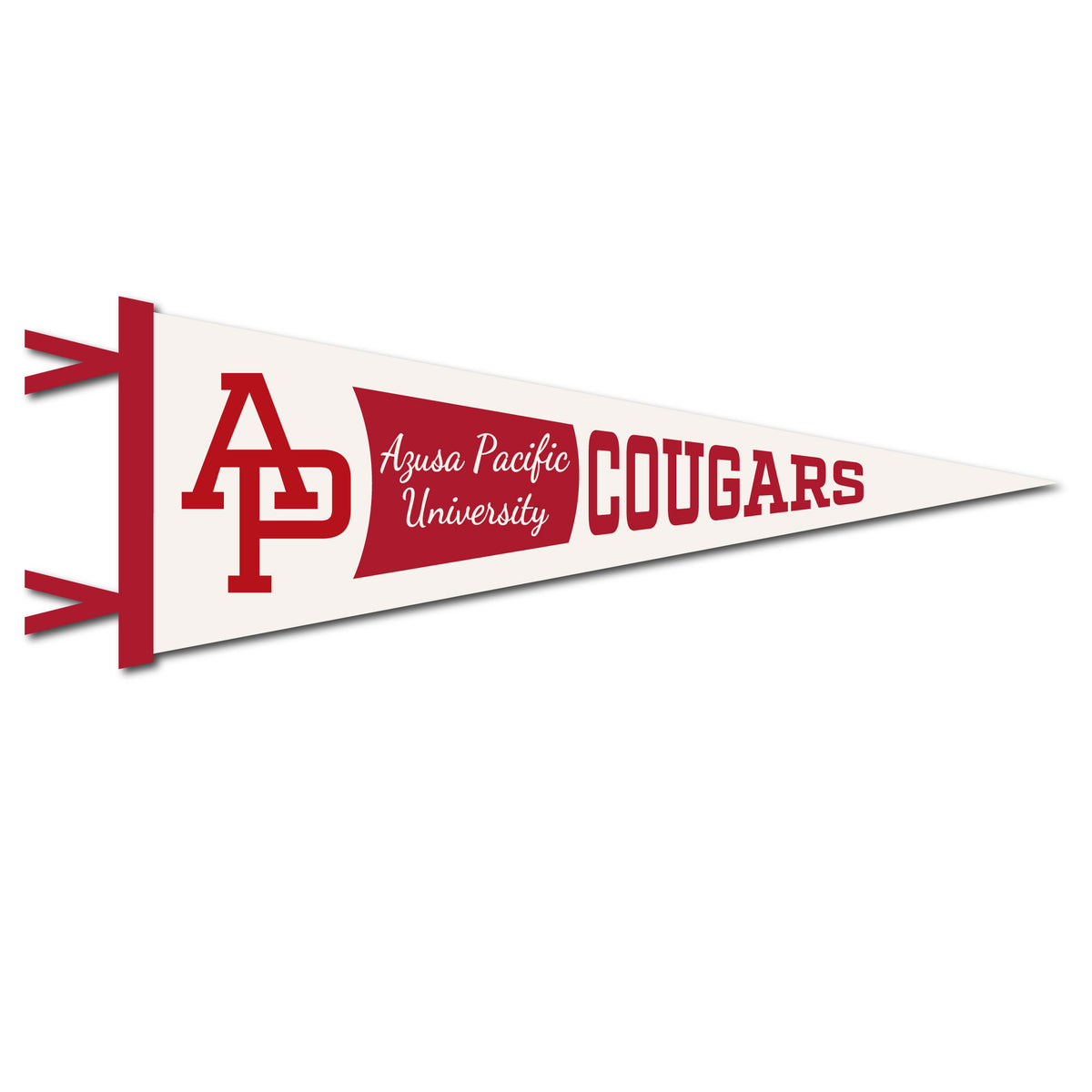 Azusa Pacific University AP Cougars Pennant 9x24