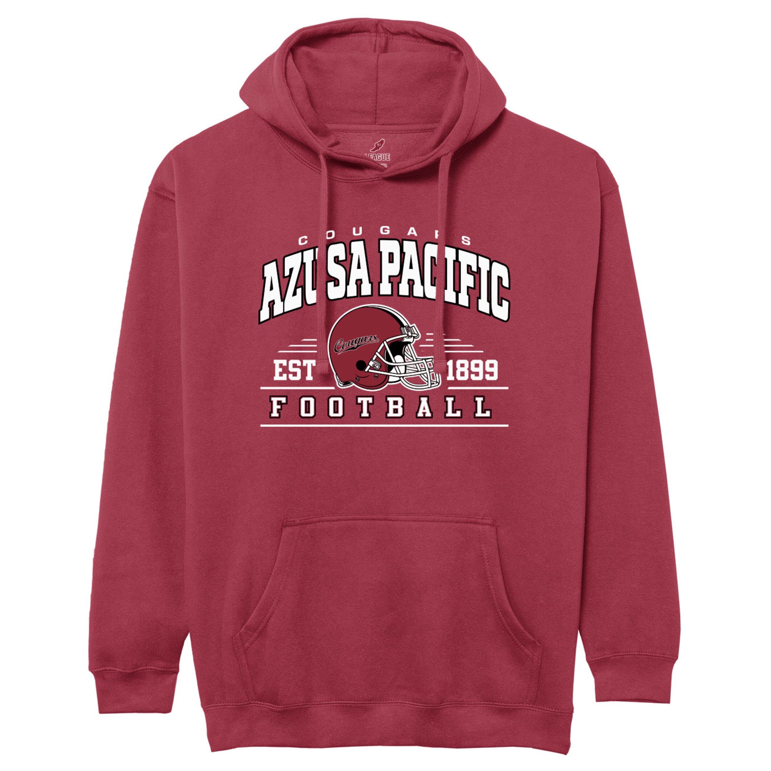 Azusa Pacific University Cougars Football Helmet Fleece Hoodie