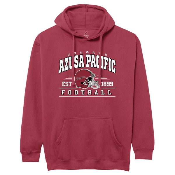 Azusa Pacific University Cougars Football Helmet Fleece Hoodie