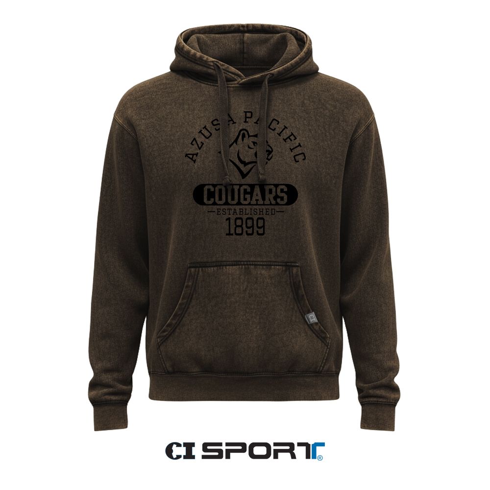 Azusa Pacific Cougars 1899 Acid Wash Hood