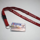 Woven APU Lanyard W/ Card Dispenser