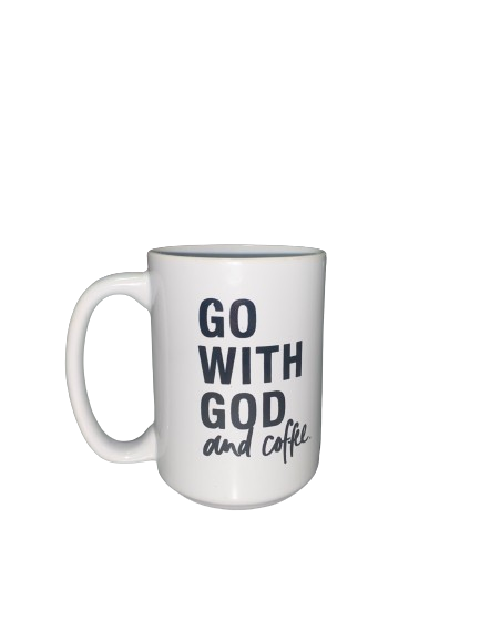 Shalom Cafe Go W/ God & Coffee Mug