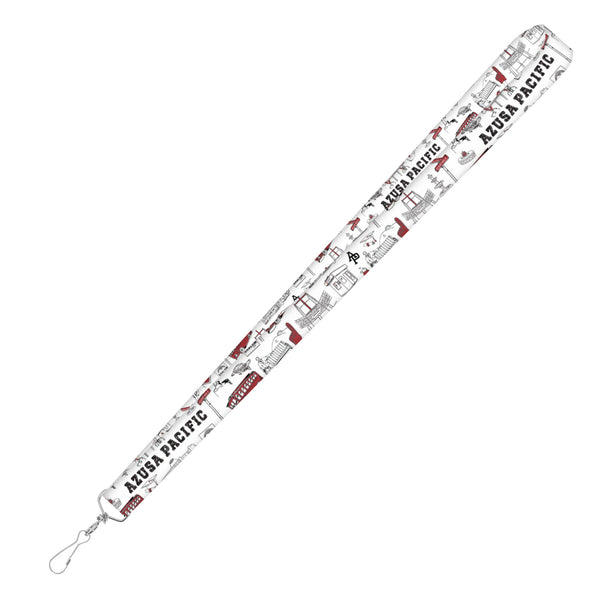 Campus Life Icon Lanyard