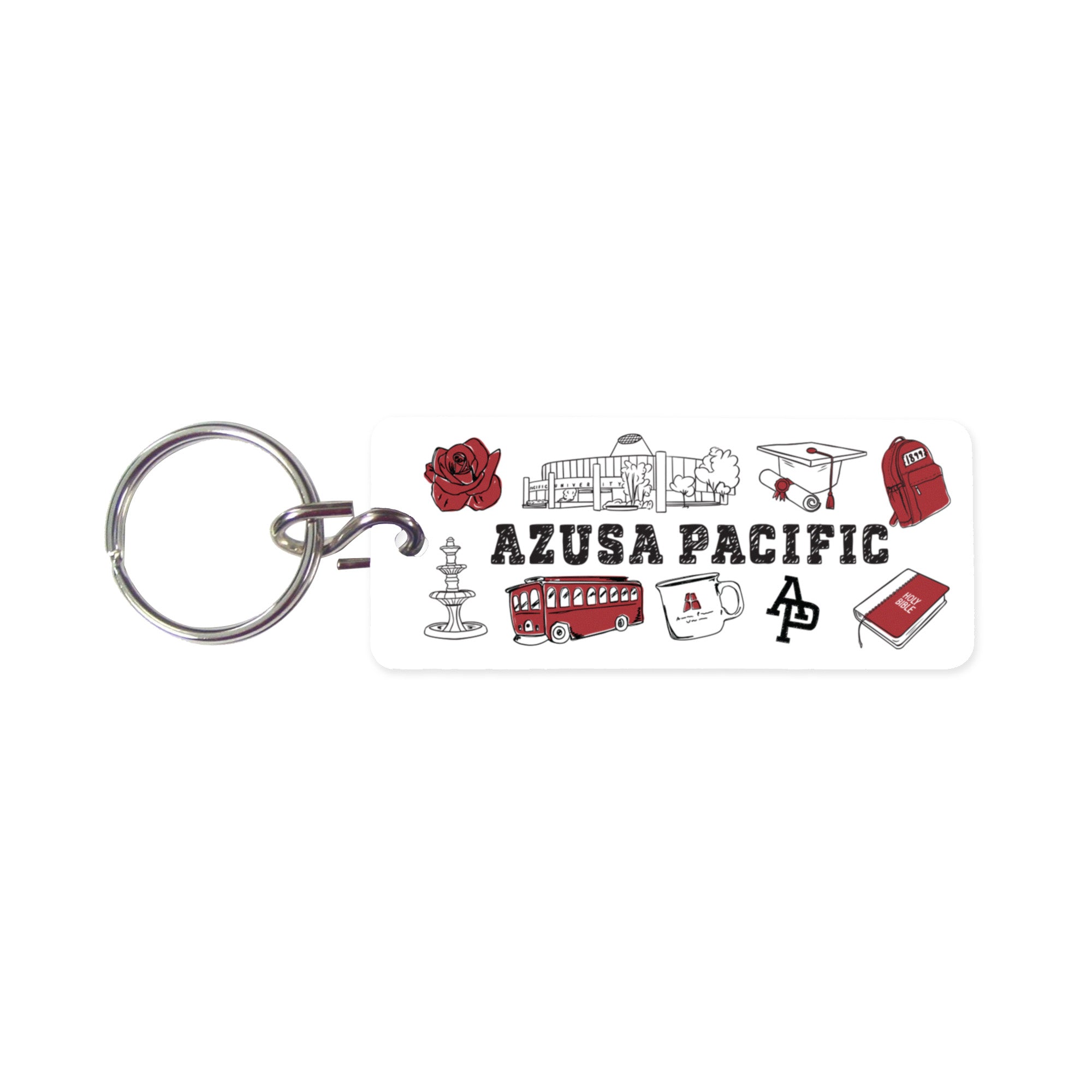 Campus Life Icon Azusa Pacific Keytag