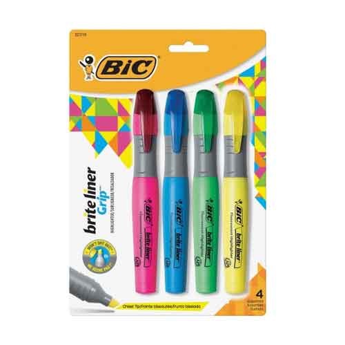 Bic Highlighters 4pk