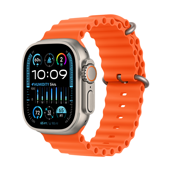 Apple Watch Ultra 2 GPS + Cellular, 49mm Titanium Case with Apple Watch Ultra 2 GPS + Cellular, 49mm Titanium Case with
