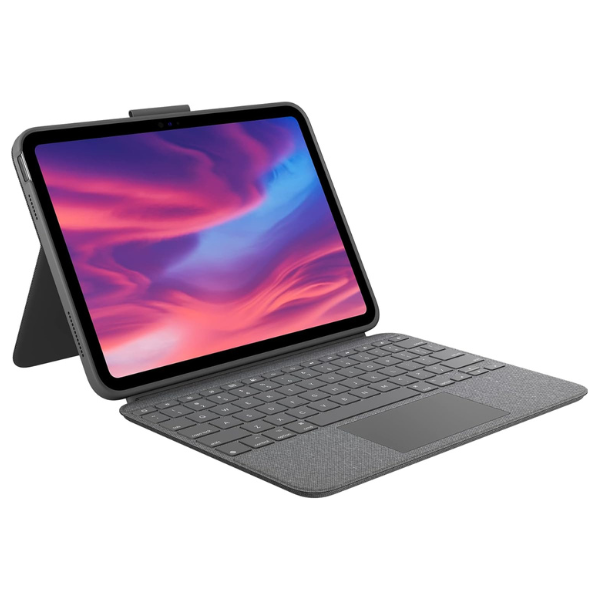 Combo Touch Keyboard/Cover Case for iPad (10th gen), Oxford Gray