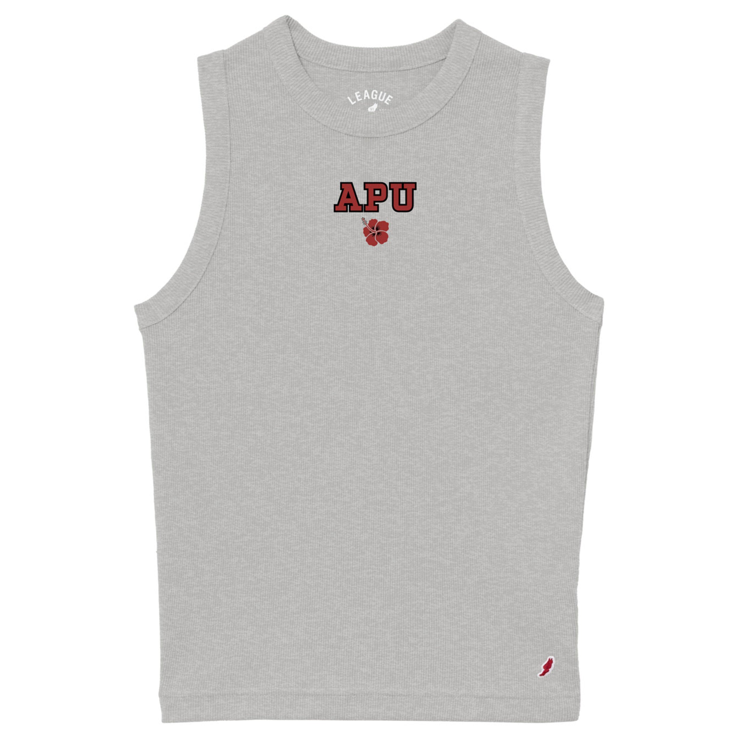 League APU Hibiscus Ribbed Tank
