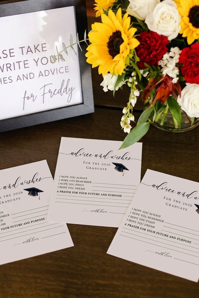 Advice and Wishes Grad Cards 2026