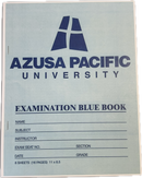 Blue Book W/Imprinted Logo