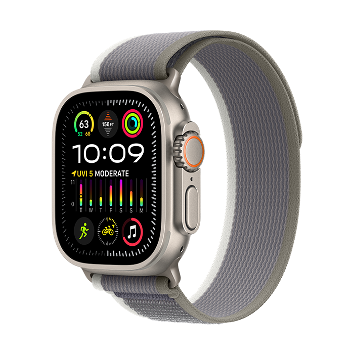 Apple Watch Ultra 2 GPS + Cellular, 49mm Titanium Case with Apple Watch Ultra 2 GPS + Cellular, 49mm Titanium Case with