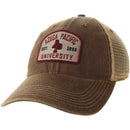 Old Favorite Cap Trucker Brown Azusa Pacific University Est 1899 Patch