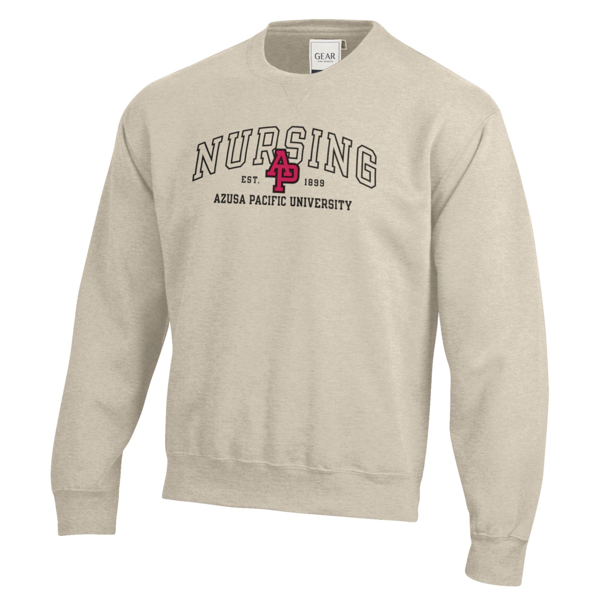Gear Embroidered Nursing Crew