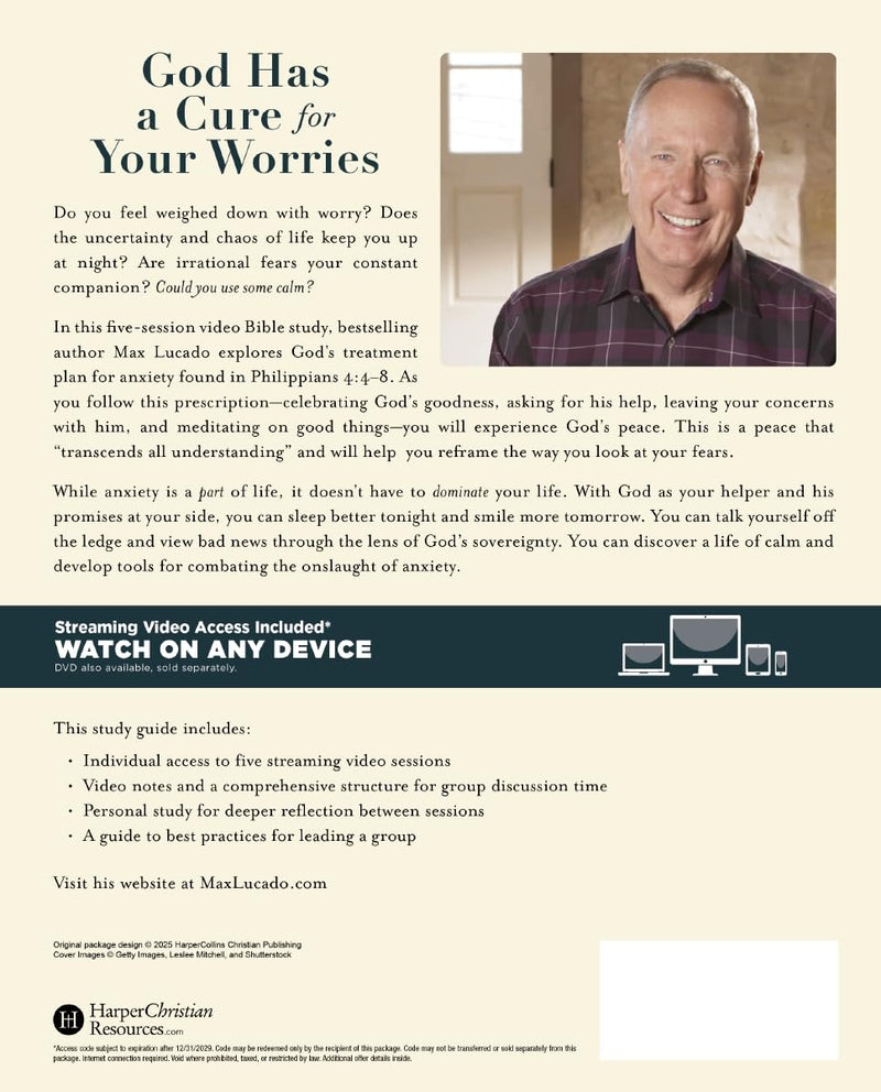 Anxious for Nothing Bible Study Guide