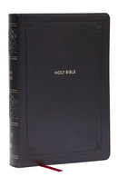 KJV Giant Print End-of-Verse Reference Bible w/ Thumb Index (Black Leathersoft)