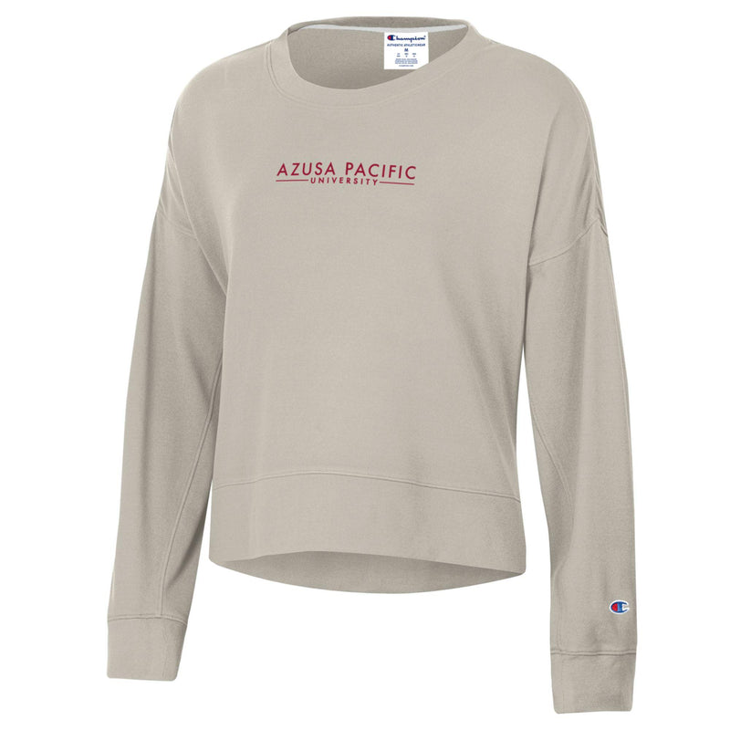 Champion Womens Sueded crew Azusa Pacific University