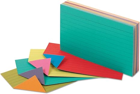 Two Tone Index Cards