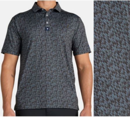 Bad Birdie Cosmic Chaos Black Polo