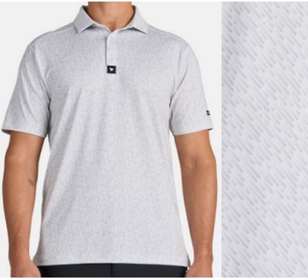 Bad Birdie Cosmic Chaos Grey Polo
