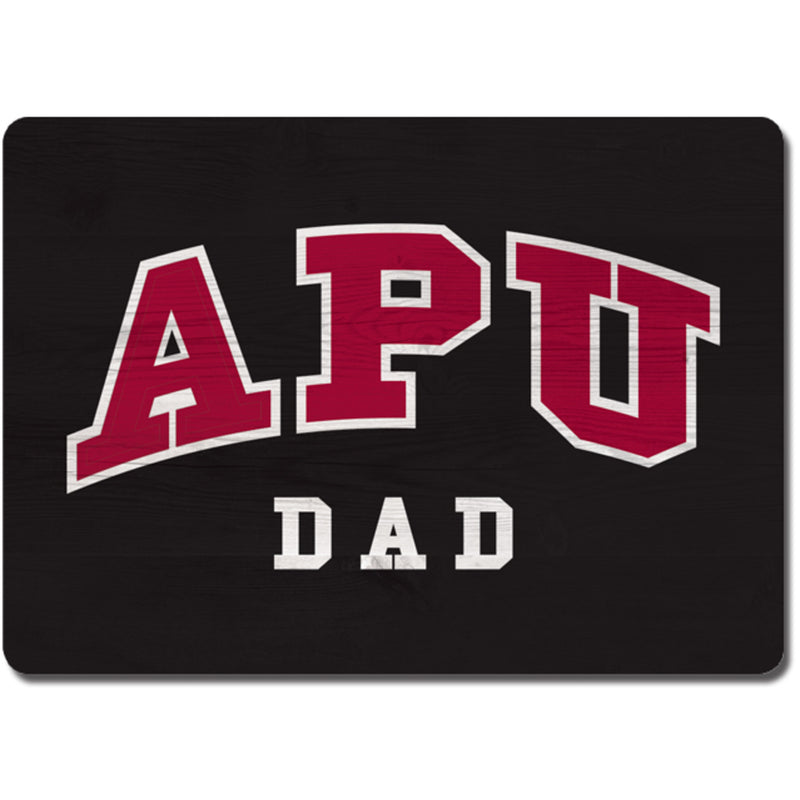 APU Dad Wood Magnet
