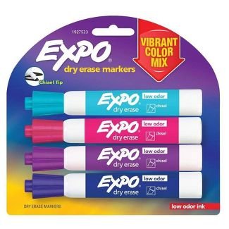 Expo dry erase markers Chisel Tip