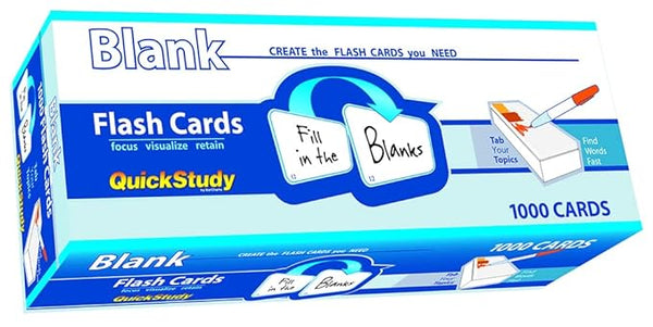 Quick Study 1000 Flash Cards