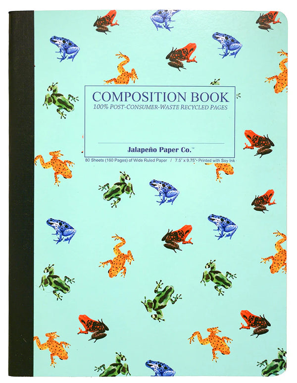 Jalapeno Composition Book, Dart Frog