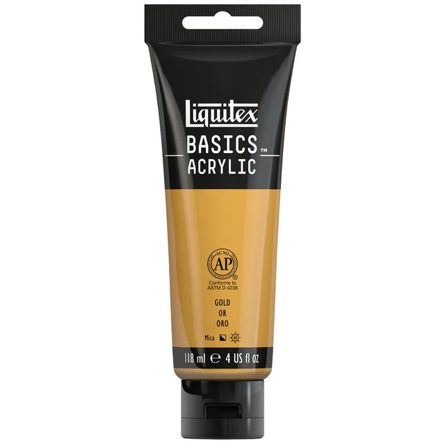 Liquitex Basics Acrylic Gold 4oz