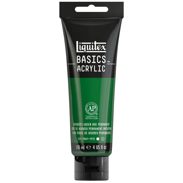 Liquitex Basics Acrylic Hookers Green 4oz