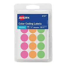 Avery Color Coding Labels