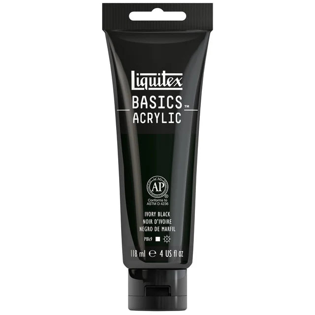 Liquitex Basics Acrylic Ivory Black 4oz