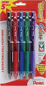 Pentel Ballpoint Pens 5Pk