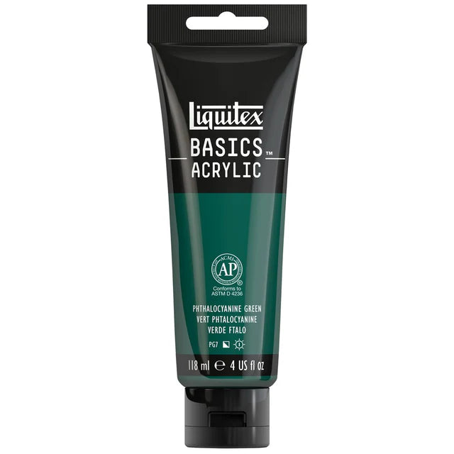 Liquitex Basics Acrylic Phthalo Green 4oz