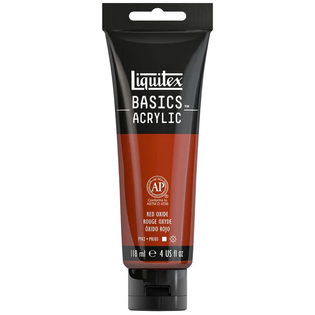 Liquitex Basics Acrylic Red Oxide 4oz