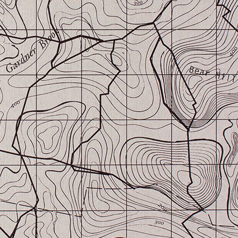Decomposition Book, Topographical Map