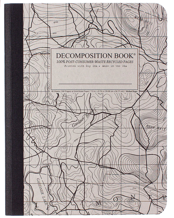 Decomposition Book, Topographical Map