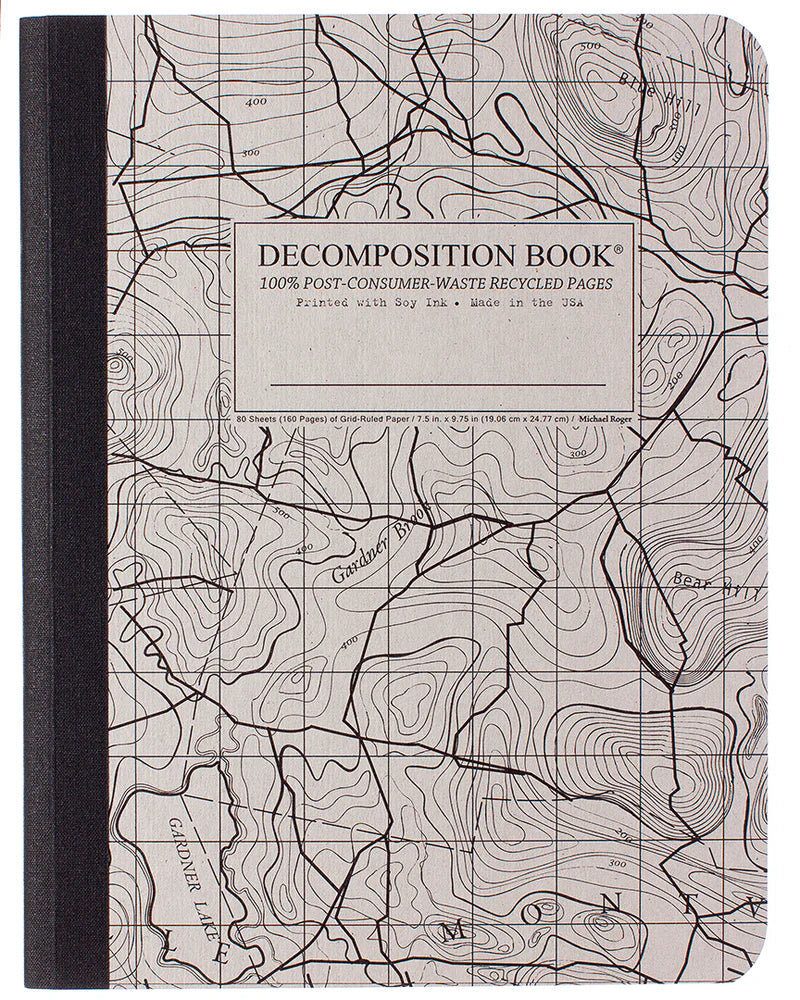 Decomposition Book, Topographical Map