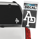 White AP Car Decal