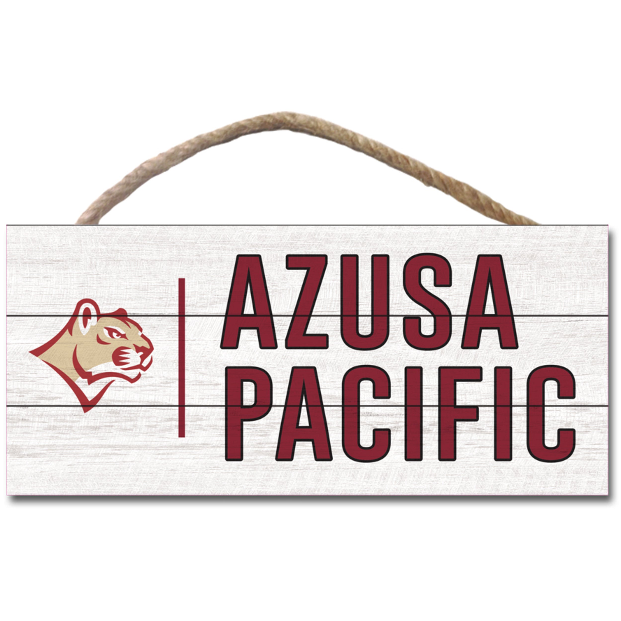 Azusa Pacific Wood Hanging Sign
