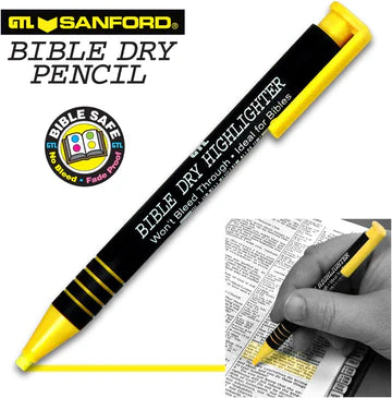 Bible Dry Highlighter Yellow