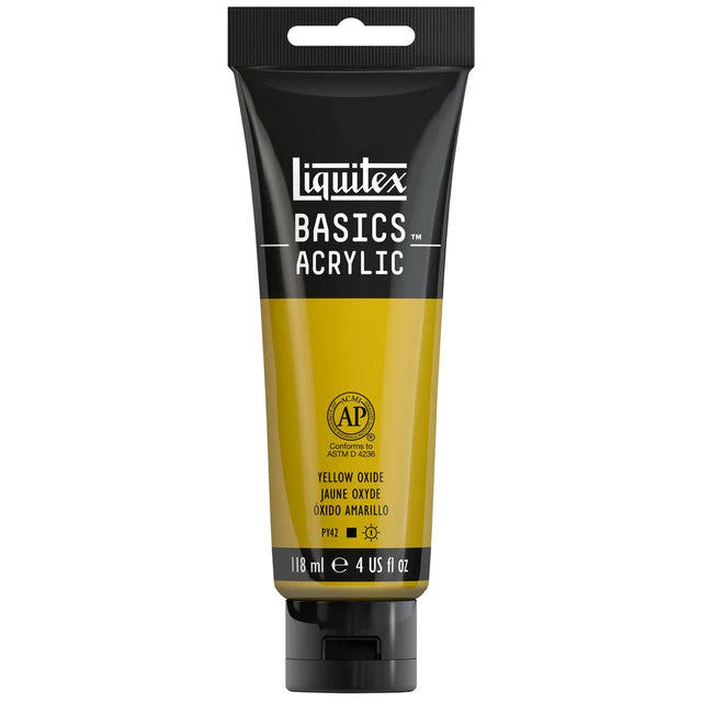 Liquitex Basics Acrylic Yellow Oxide 4oz